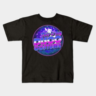 This Is My Disco Costume Ball 70s Funny Halloween Retro Kids T-Shirt